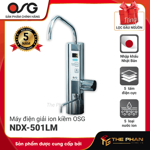 Máy Lọc Nước Điện Giải Ion Kiềm OSG Alka-Rich NDX-501LM - Ảnh 6